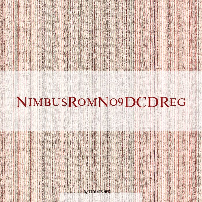 NimbusRomNo9DCDReg example