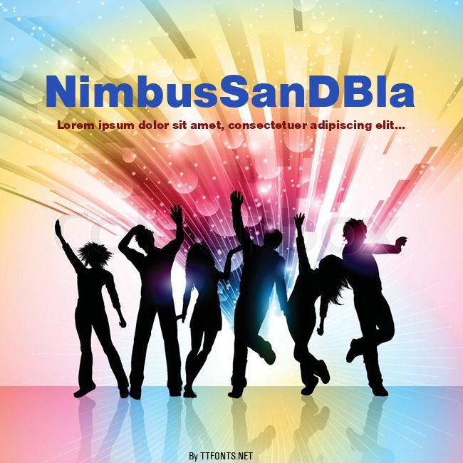 NimbusSanDBla example