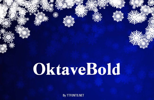 OktaveBold example
