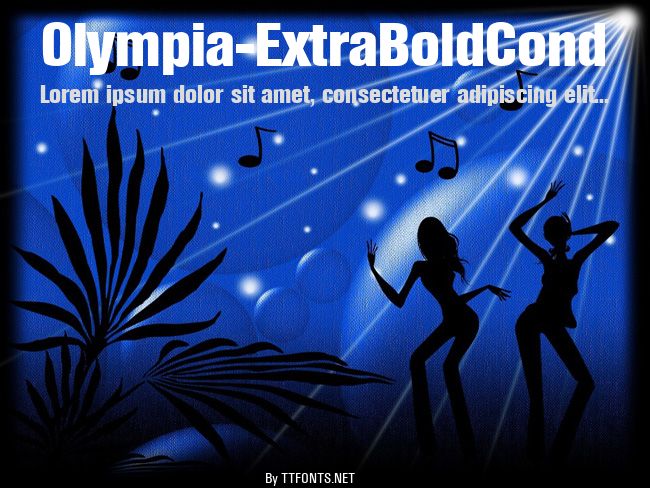 Olympia-ExtraBoldCond example