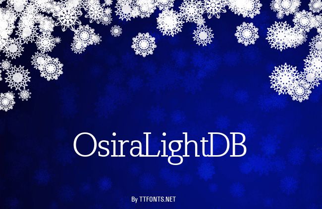 OsiraLightDB example