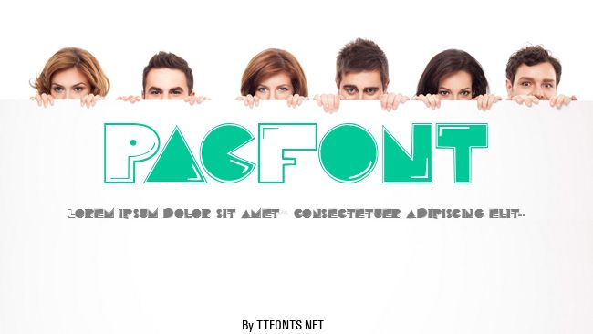 PacFont example