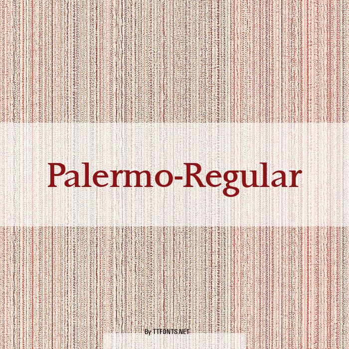 Palermo-Regular example