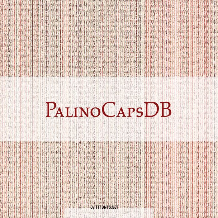 PalinoCapsDB example