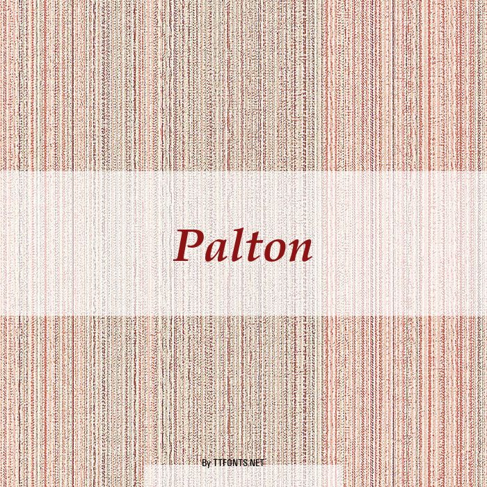 Palton example