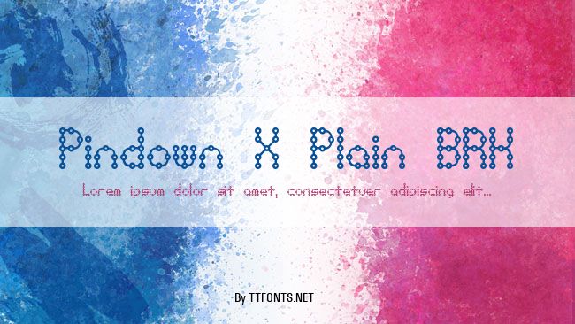Pindown X Plain BRK example