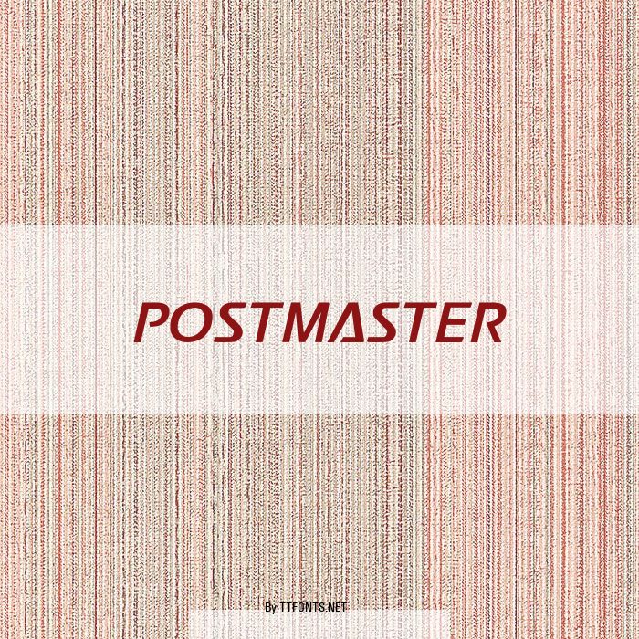 Postmaster example