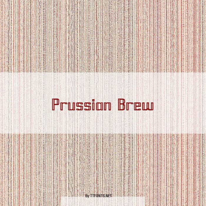 Prussian Brew example
