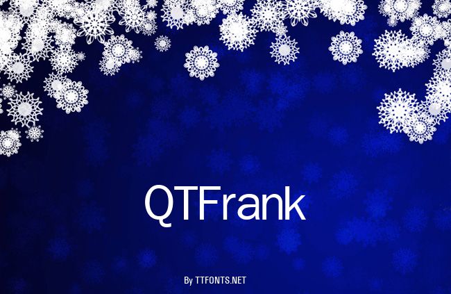 QTFrank example