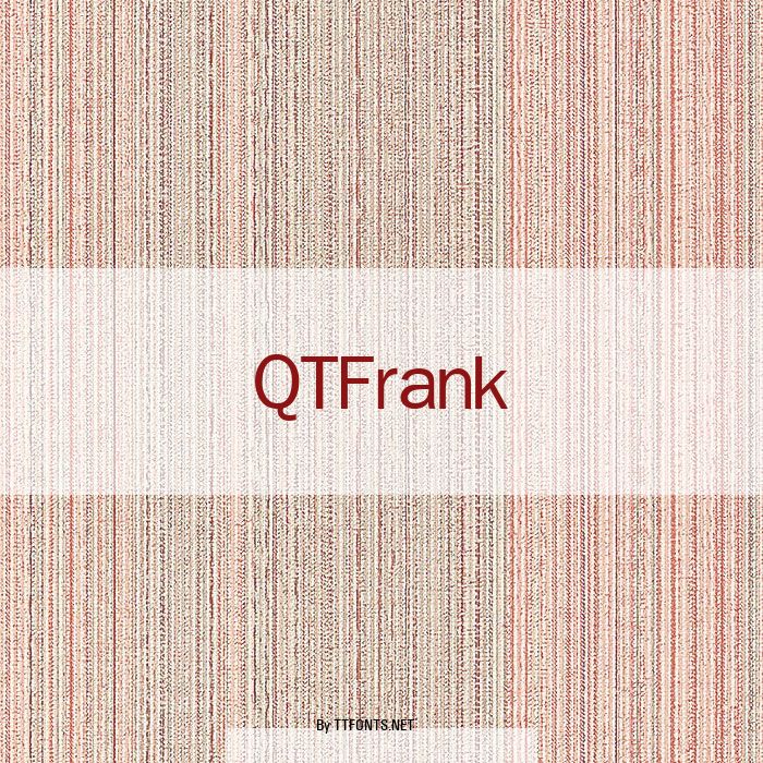 QTFrank example