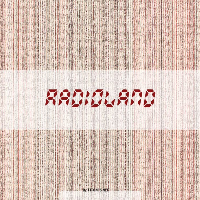 Radioland example