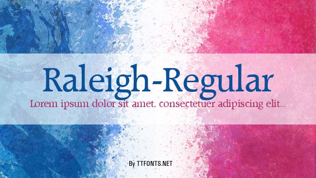 Raleigh-Regular example