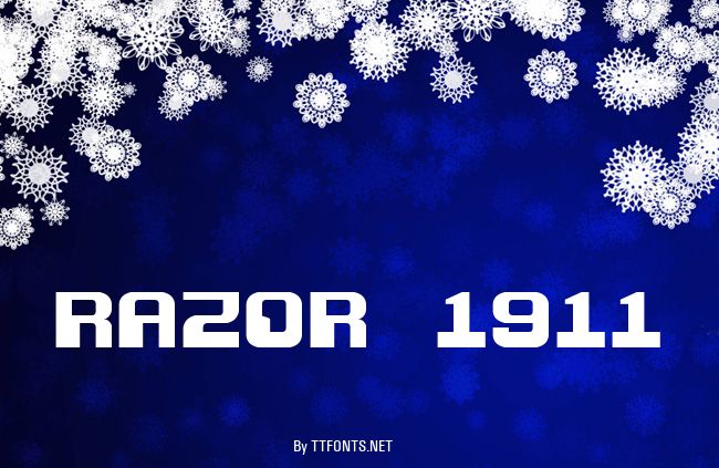 Razor 1911 example