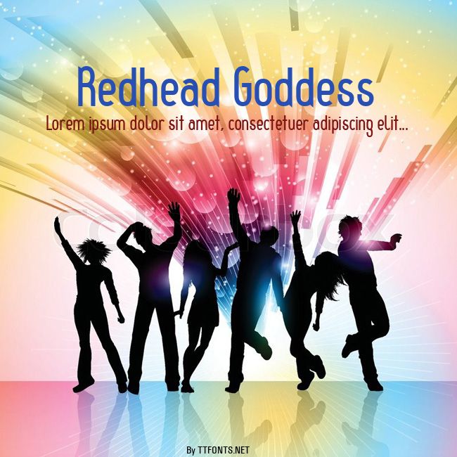 Redhead Goddess example