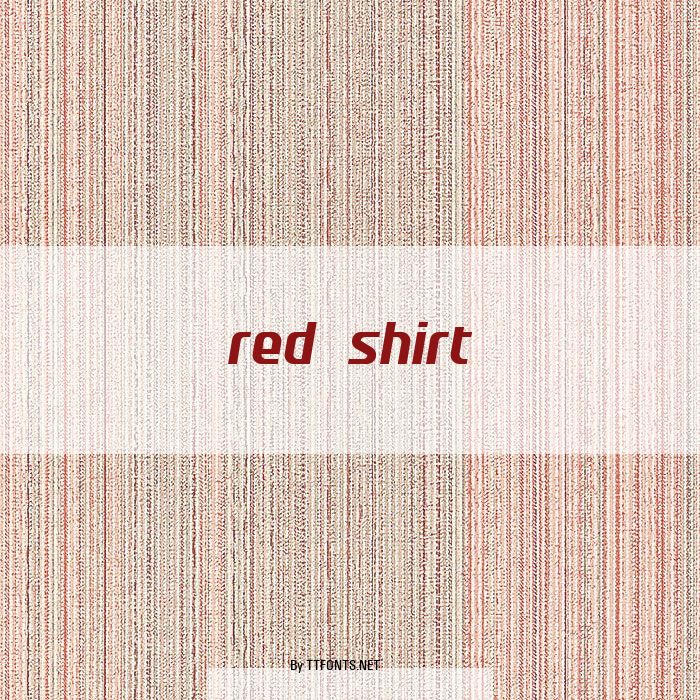 red shirt example