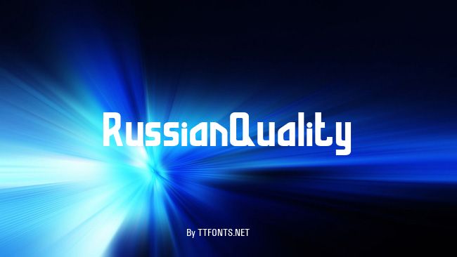 RussianQuality example