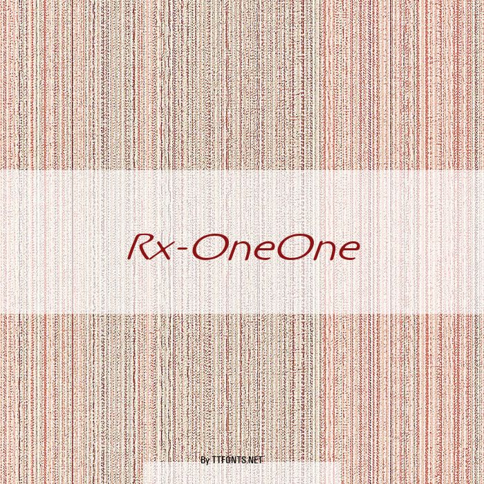 Rx-OneOne example