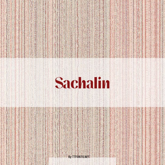Sachalin example