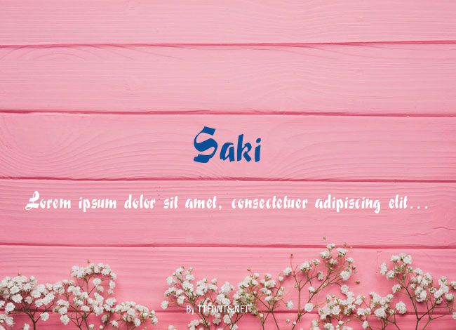 Saki example