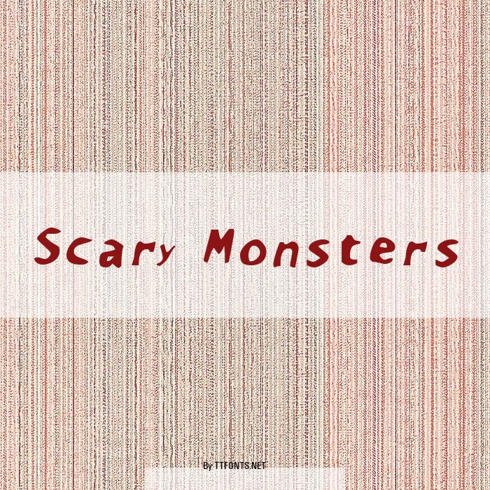 Scary Monsters example