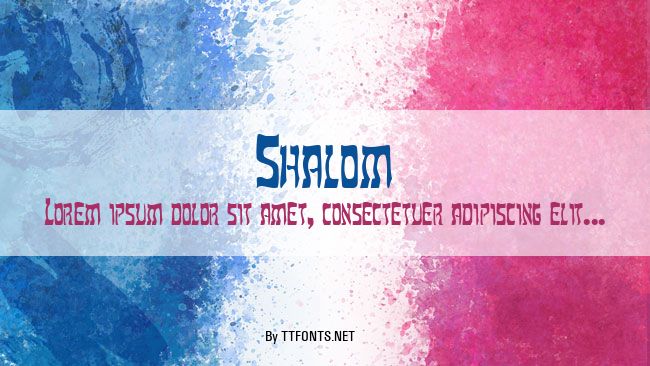 Shalom example