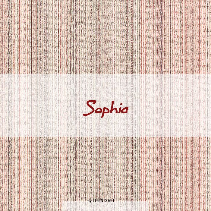 Sophia example