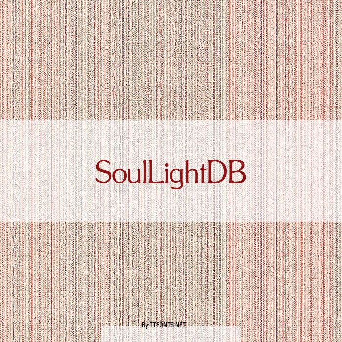 SoulLightDB example