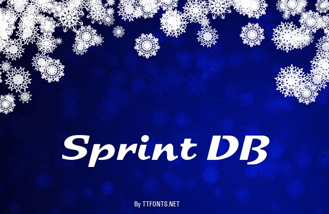 Sprint DB example