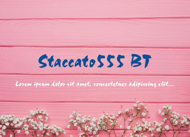 Staccato555 BT example