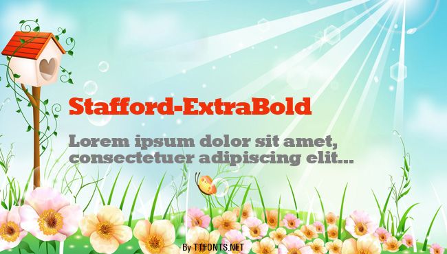 Stafford-ExtraBold example