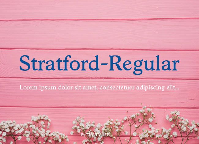 Stratford-Regular example