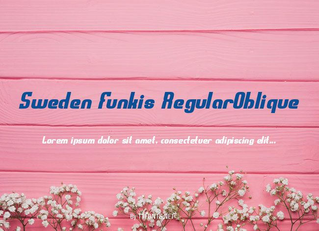 Sweden Funkis RegularOblique example