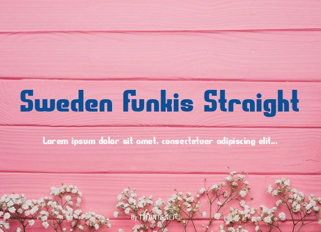 Sweden Funkis Straight example