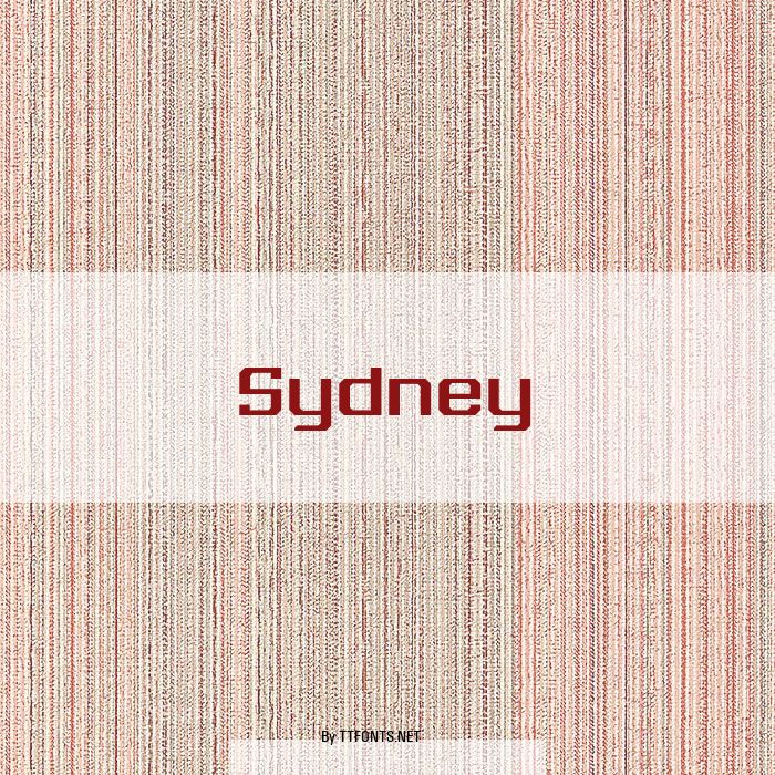 Sydney example