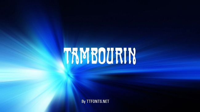 Tambourin example