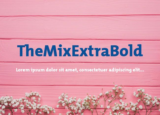 TheMixExtraBold example