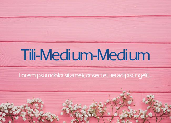 Tili-Medium-Medium example