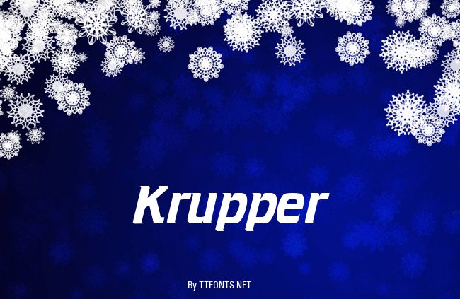 Krupper example