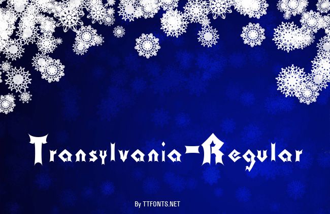 Transylvania-Regular example