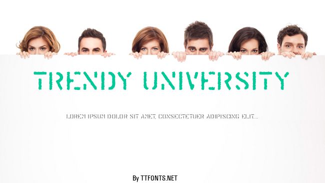 Trendy University example