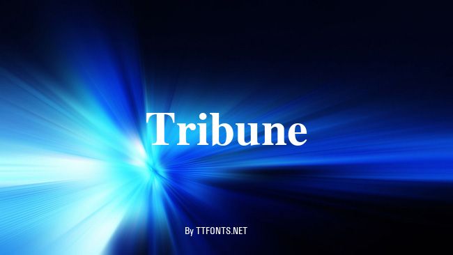 Tribune example