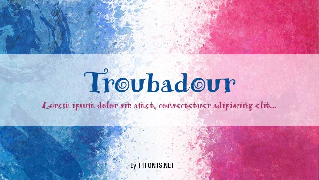 Troubadour example