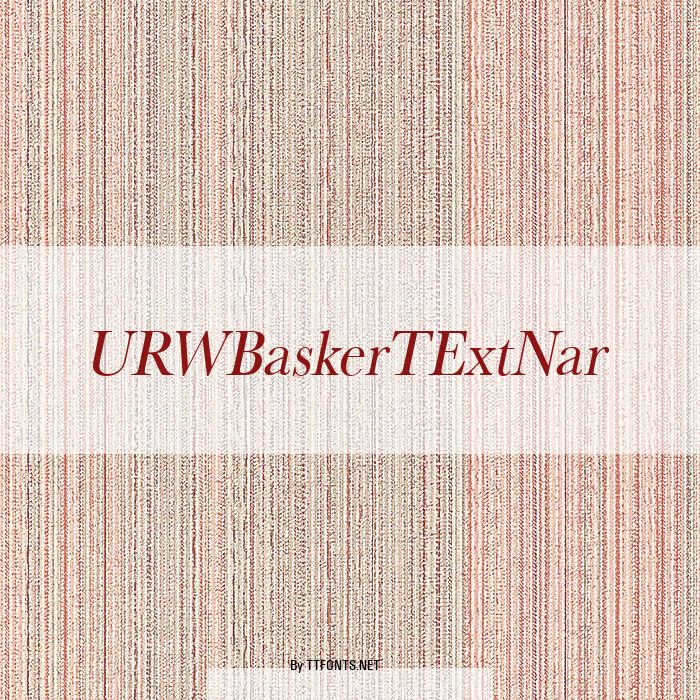 URWBaskerTExtNar example