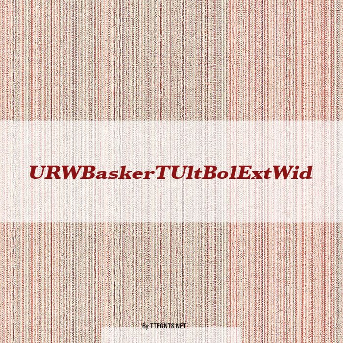 URWBaskerTUltBolExtWid example