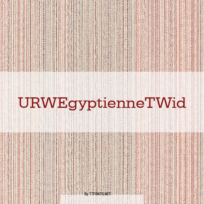 URWEgyptienneTWid example