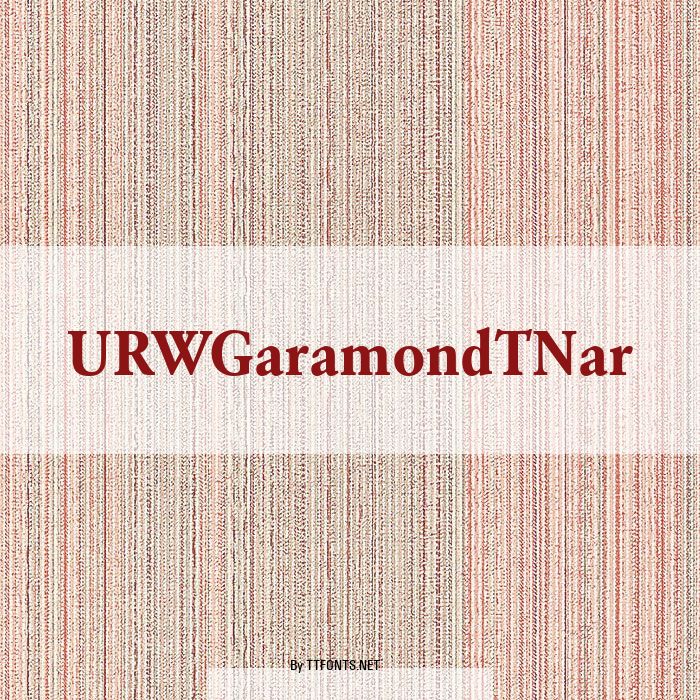 URWGaramondTNar example