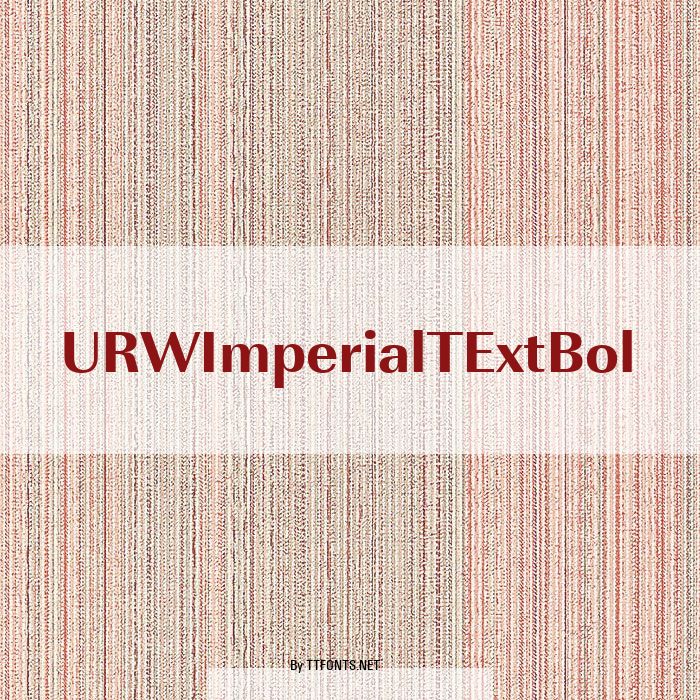URWImperialTExtBol example