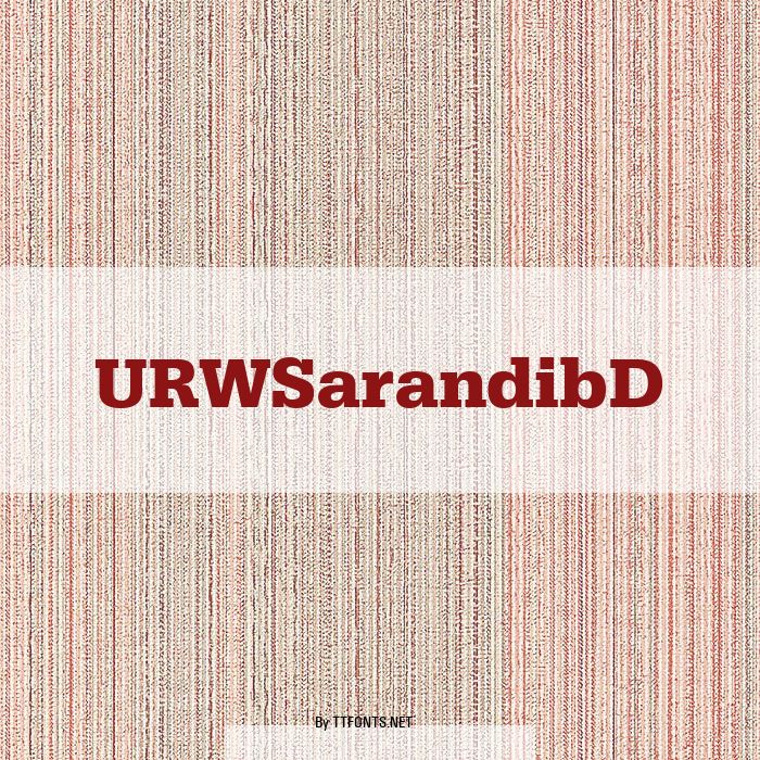 URWSarandibD example