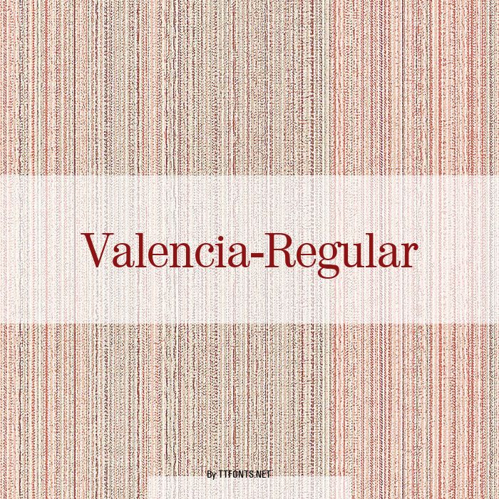 Valencia-Regular example