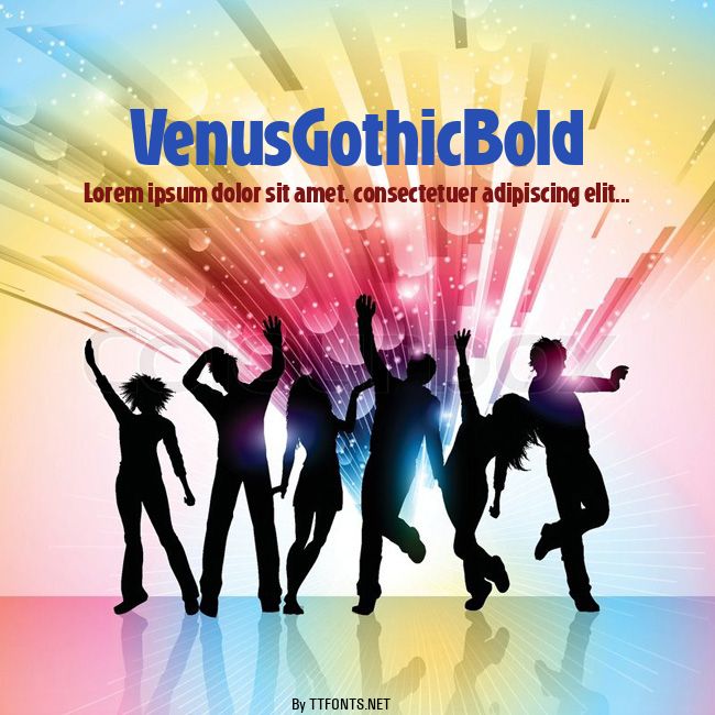 VenusGothicBold example